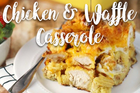 Chicken And Waffles Casserole
