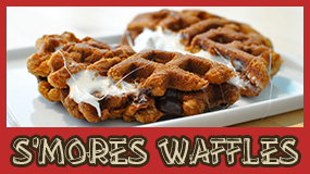 make smores waffle